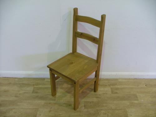 Mexican Pine Dining Chair #1