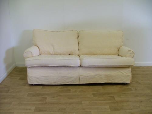 Cream Fabric 3 Seater Sofa