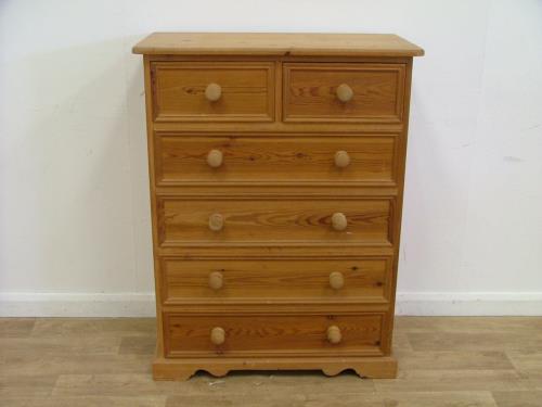 Solid Pine Chest of Drawers