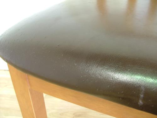 Leather Effect Dining Chair #1