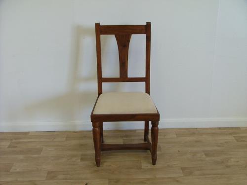  Dark Wood Dining Chair  #2