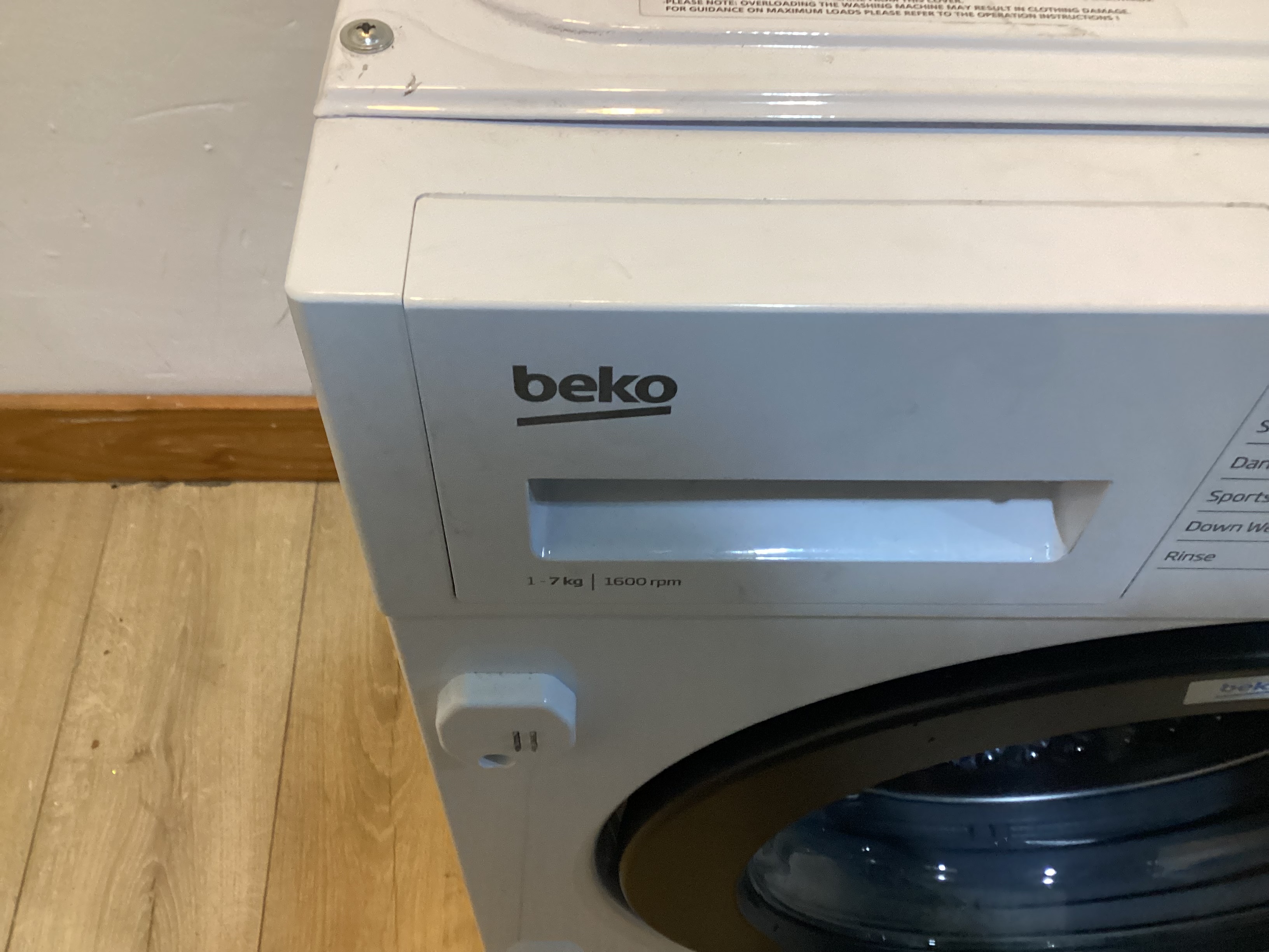 Beko 7kg Integrated Washing Machine